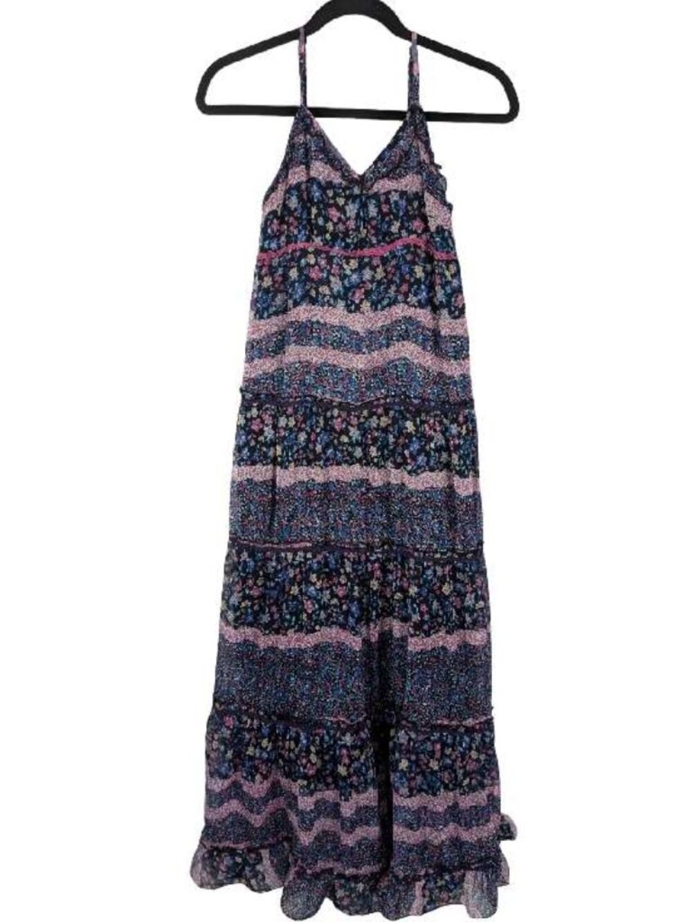 Patrons of Peace Floral Maxi Dress Size Medium, Flowy, Lined